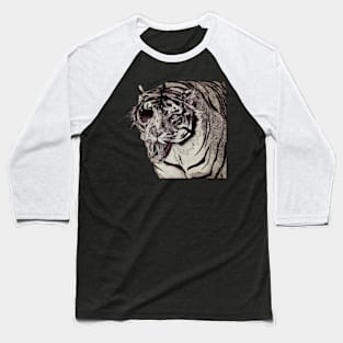 Decaying Tiger Baseball T-Shirt